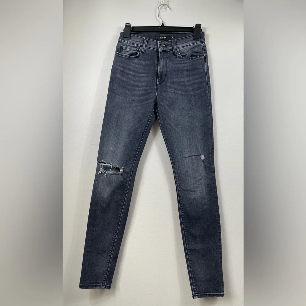 Hudson Barbara Super Skinny Denim Jeans Cotton Casual Size 26 - Picture 1 of 14